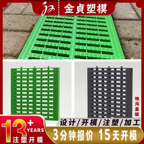 开发塑料加工菜园地沟板模具定制磨具厂开模注塑井盖模具制造厂家