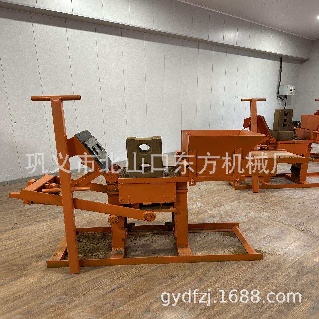 多款规格泥土成型机 手动黏土砖机 出口海外积木砖机 空心泥巴砖
