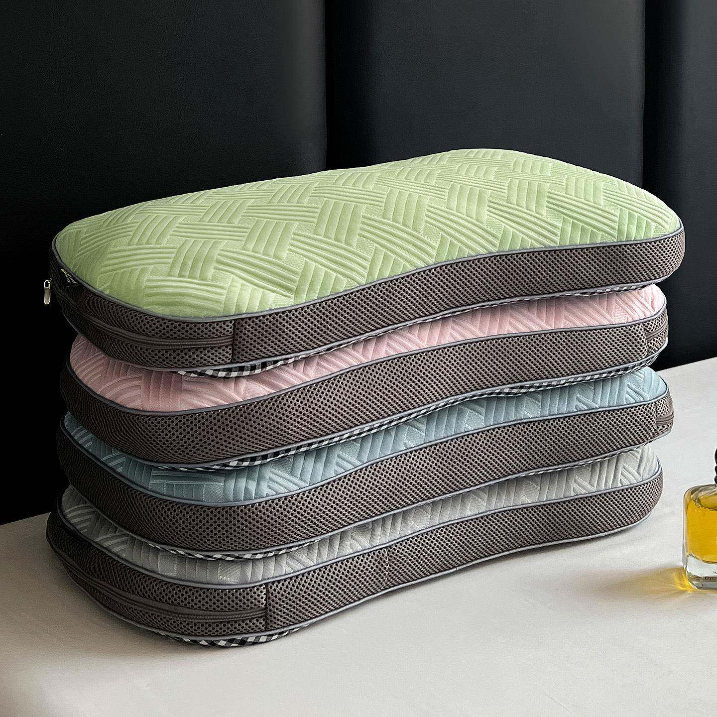 夏季凉感全荞麦壳枕头夏凉枕成人家用护颈椎助睡眠硬枕午睡枕