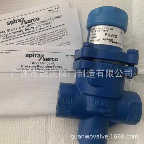 BRV2S减压阀 斯派莎克BRV2B螺纹法兰减压阀调压阀 直作用式减压阀