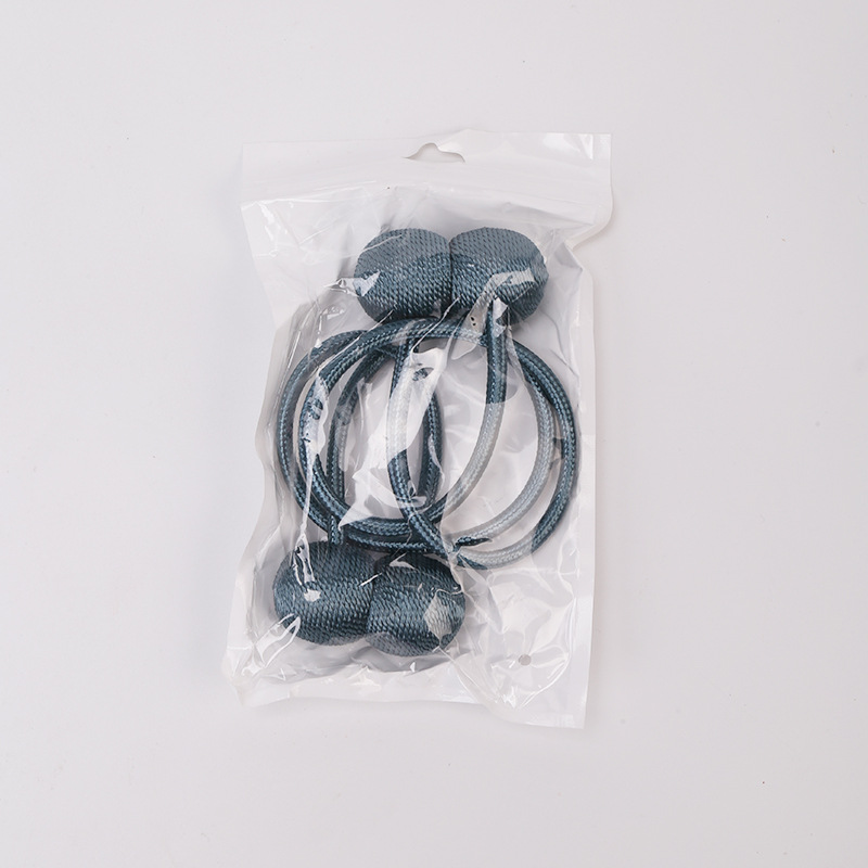 窗帘绑带一对装磁力扣扎束带绳子束带绑绳磁铁窗帘扣挂钩装饰配件