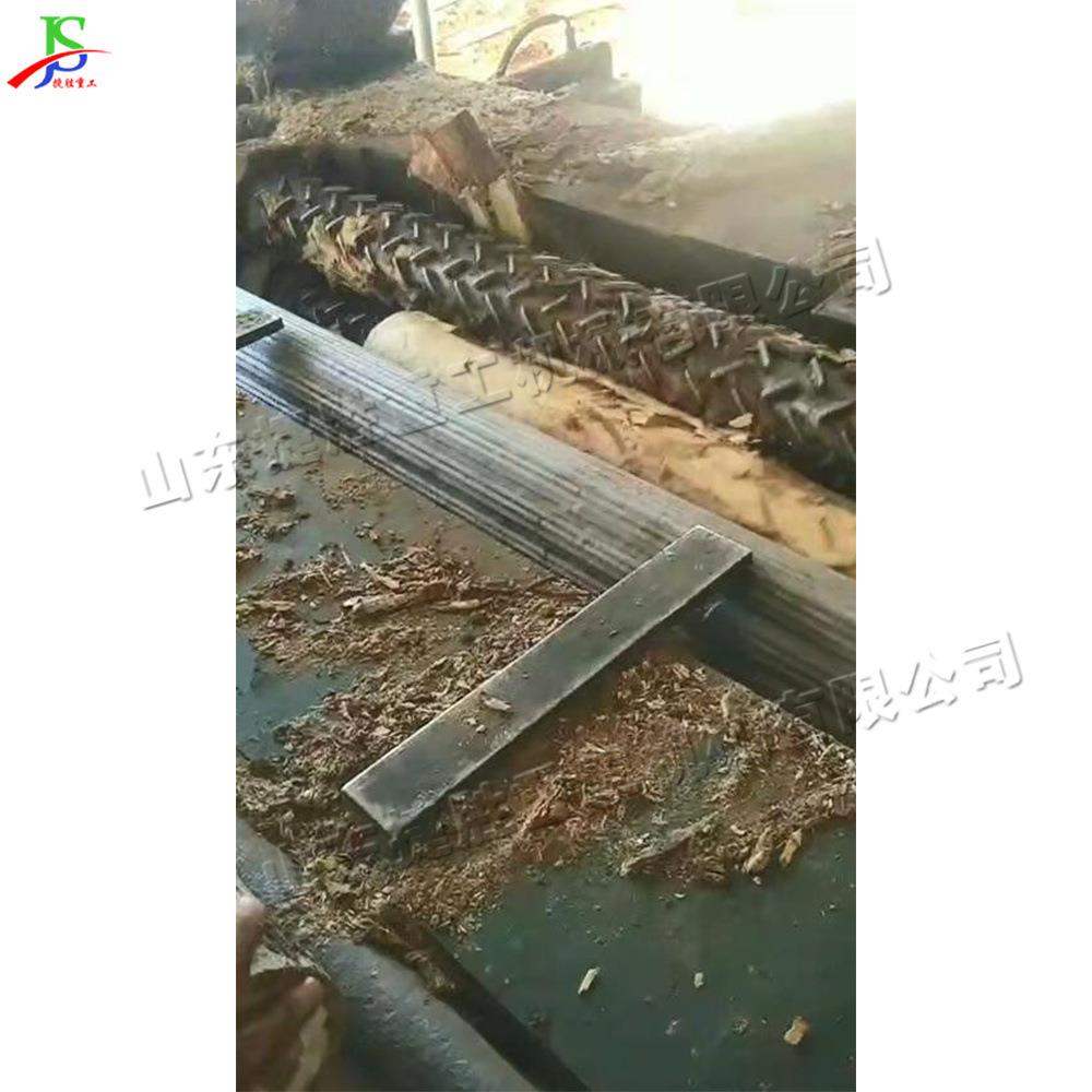 小型圆棒扒皮设备 卧式液压原木打皮机 全自动狼牙棒圆棒设备