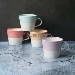 骨瓷sbk【彩子玉杯】釉高端水杯孤下】新杯品马克【润【简约