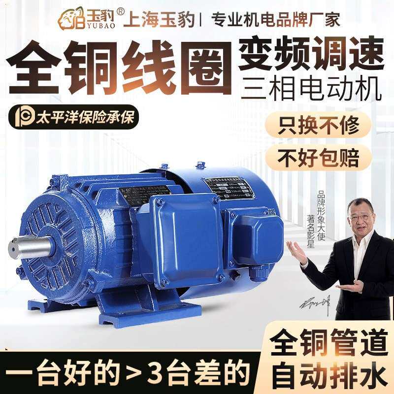 YVF变频调速马达0.75/1.1/1.5/2.2/3/4/5.5/7.5KW三相380V电机