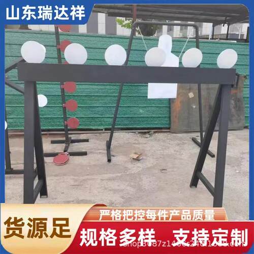 防弹钢板现货激光切割胸环靶半身靶防弹钢板电动六头靶风车靶加工