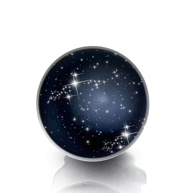 新款 星空灰石英水晶唱歌碗用于声音冥想和愈合唱碗调音