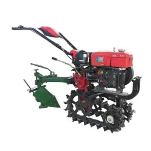 开沟施肥除草多功能微耕机柴油版小红牛双链轨履带水田山地硬土