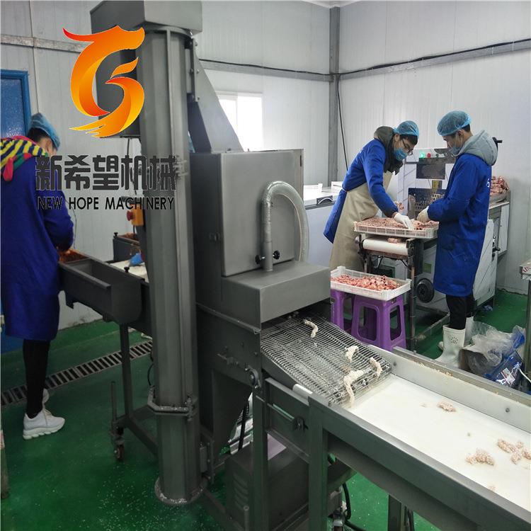 鱼块上糠机新希望400型上糠上屑设备全自动鱼片裹糠机全国发货