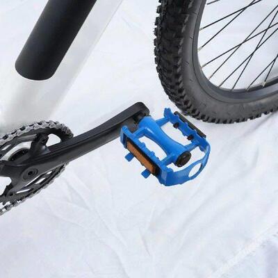 Bicycle Pedal Platform Pedals Universal Pedal Blue Spikes