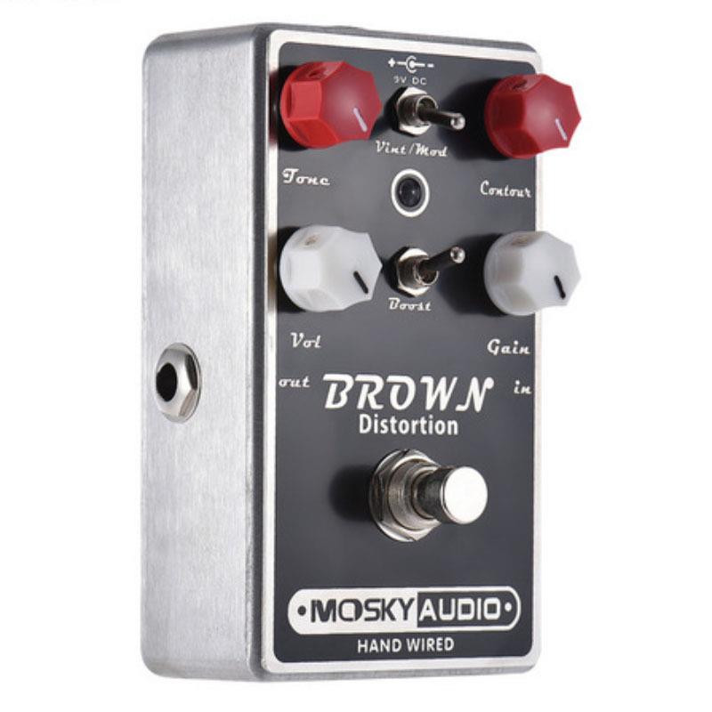 MOSKYAUDIO吉他单块效果器手工效果器BROWNDISTORTION多风格失真
