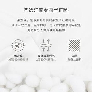 AB版真丝枕套单面桑蚕丝枕头套美容丝绸四季一祇装撞色香槟色
