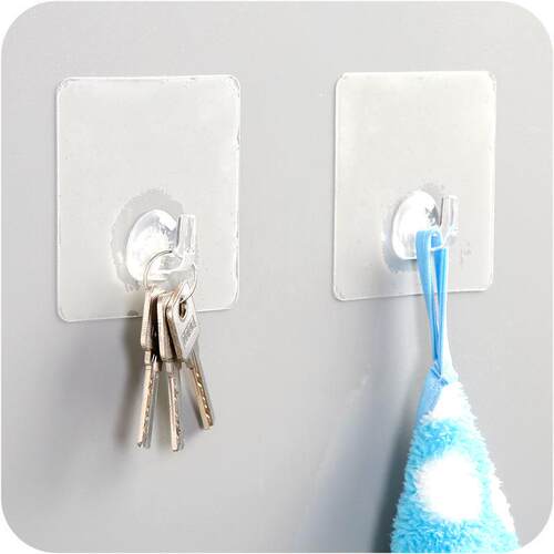 Strong Adhesive No-Drill Hook for Hanging, Suitable for Kitc
