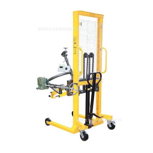 直销45KG高1.5米油桶堆堆高0WMC车油桶倒料车DA450动油手桶高倒料