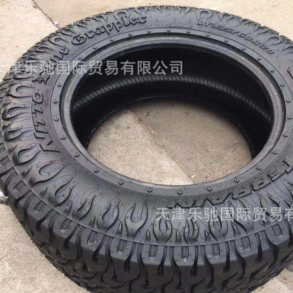 耐特通轮胎305/55R20 火焰花纹石方作业加厚防扎耐磨宽基轮胎现货