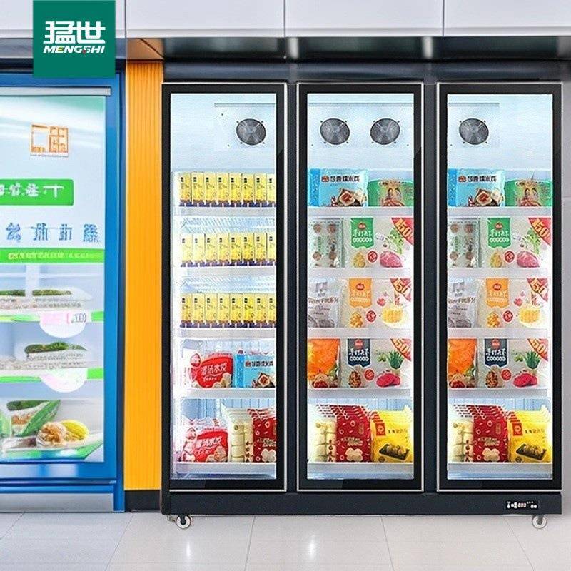 猛世立式低温冷冻柜﹣22度速冻展示冷柜双门超市大容量商用急冻柜