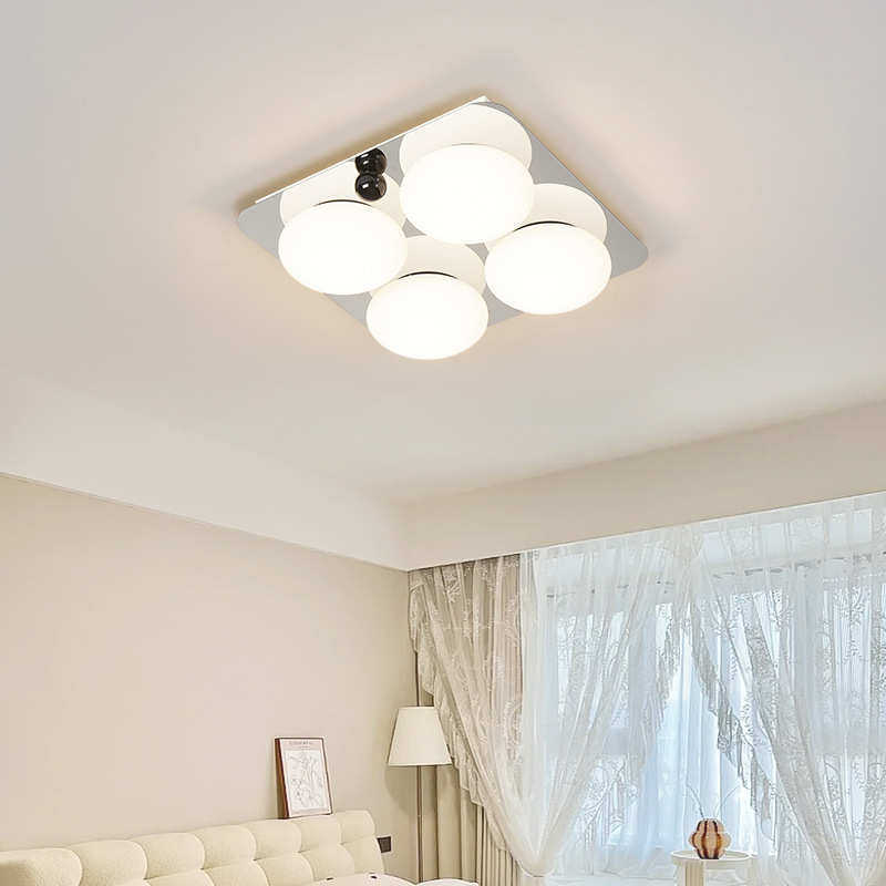 护眼北欧吸顶灯寂灯卧室侘胡桃法式风大气现代中古书房奶油简约风,家装灯饰光源,智能吸顶灯,淘宝优惠券,粉丝福利购,淘宝优惠卷