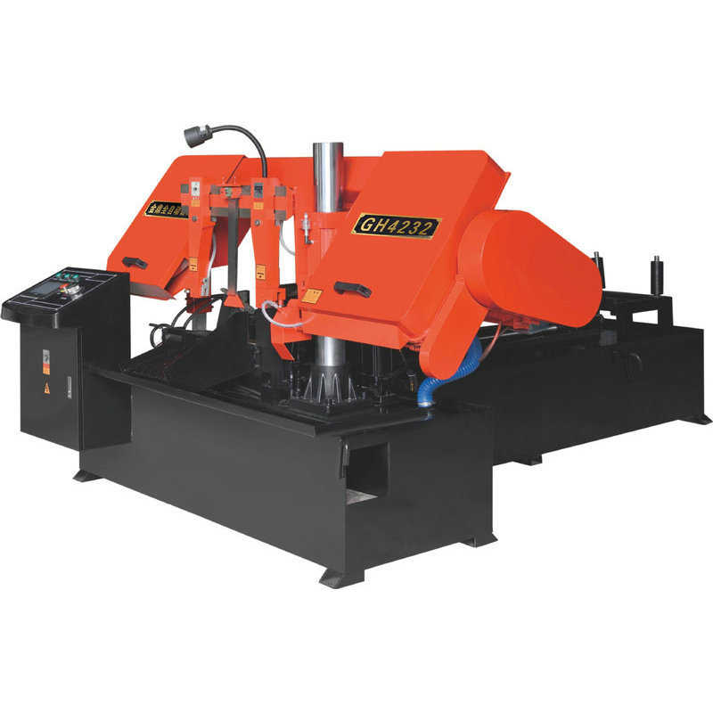 GH4232数控带锯床全自动送料卧式带锯床不锈钢金属铝合金切割锯床