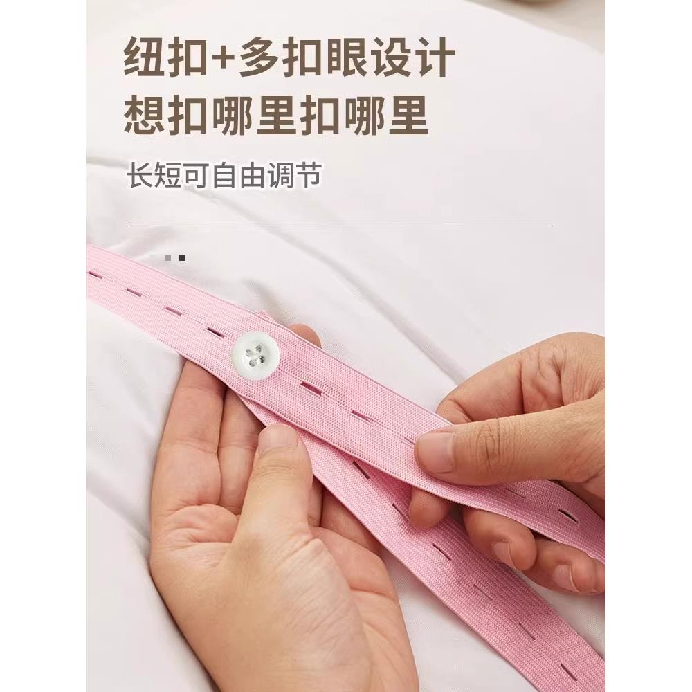 2.5加厚双面扣拉拉卷强力松紧带懒人叠衣服神器衣柜分类整理捆绑