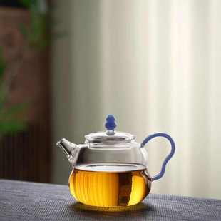 高颜值简约加厚蒸煮茶壶 迷你茶壶 可电陶炉加热耐高温家用泡茶壶