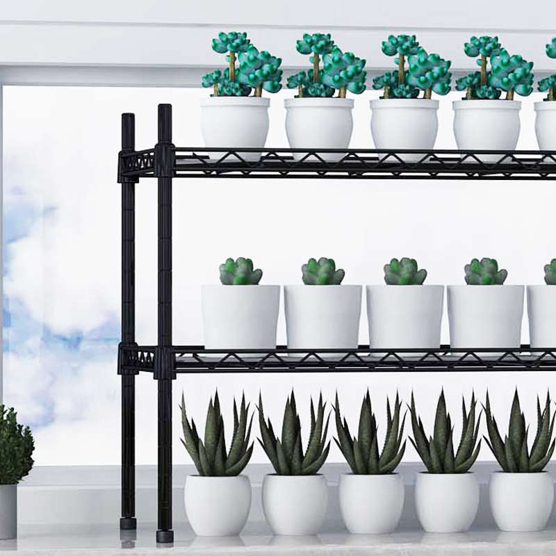 窗台绿植多肉盆栽花架子阳台简约2层简约绿植置物架收纳整理架
