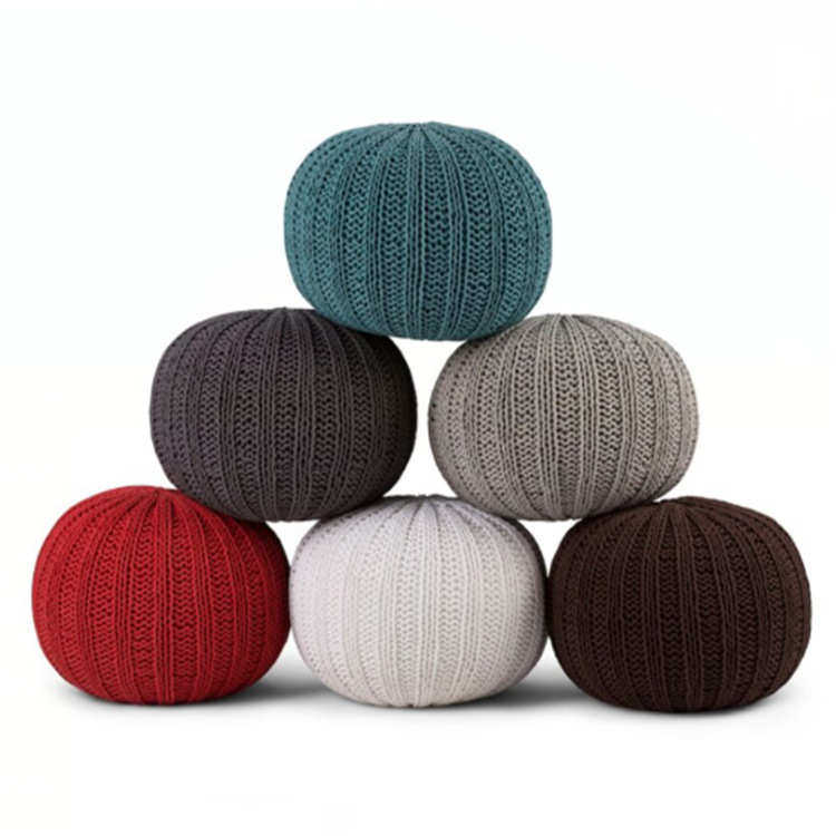 北欧现代创意懒人沙发坐墩手工编织蒲团垫沙发搁脚换鞋凳家居装饰,住宅家具,懒人沙发,淘宝优惠券,粉丝福利购,淘宝优惠卷