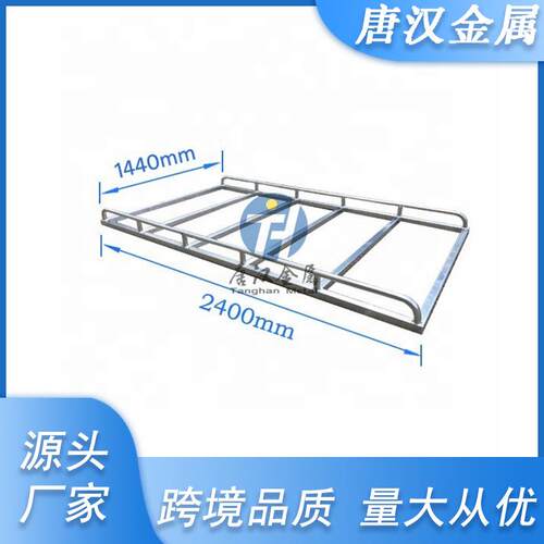 用于铝制大铝柜黑色悬垂全尺寸驾驶室车顶行李架