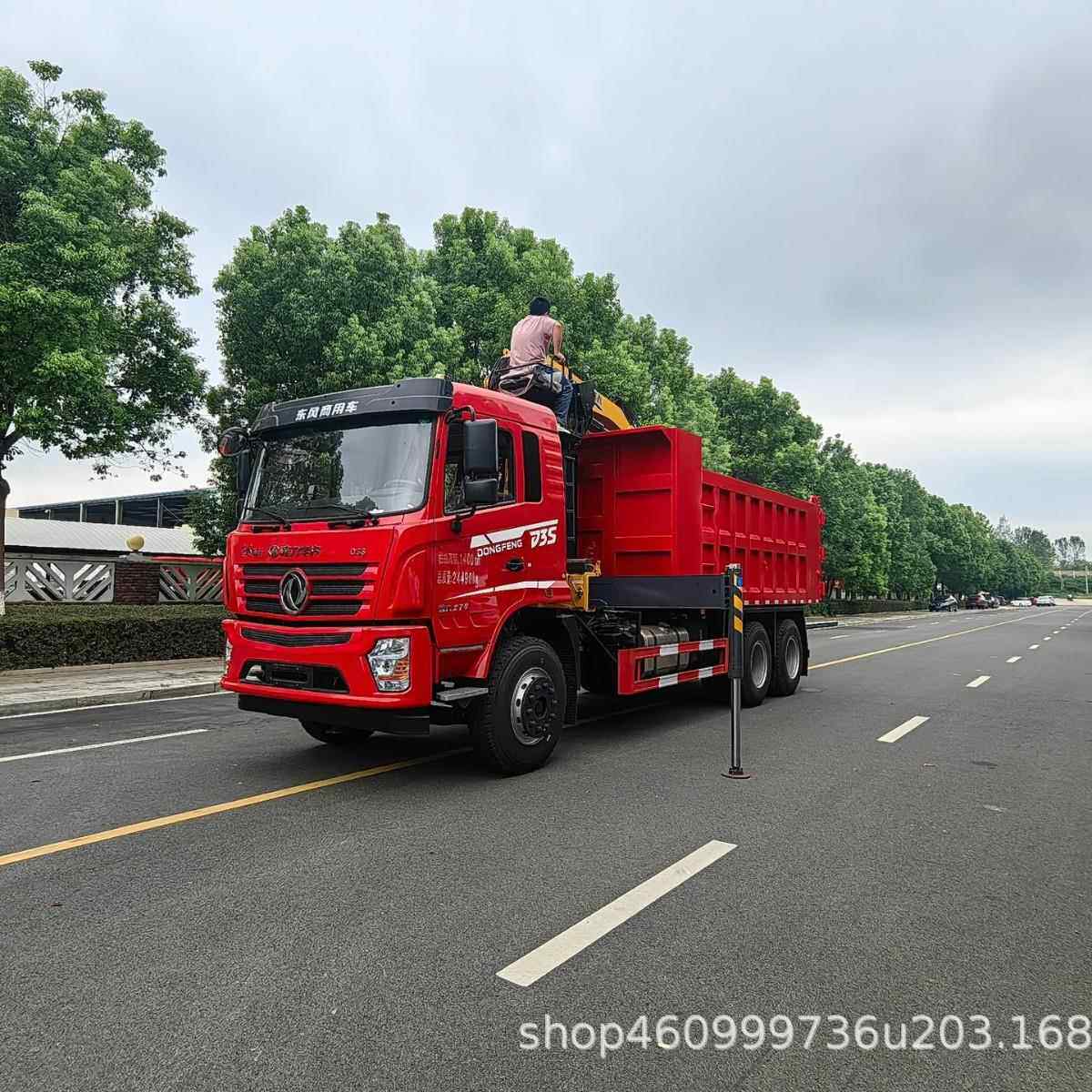 操作阀随车抓车抓废料抓废钢废铁后双桥翻斗自卸抓程力抓起重机