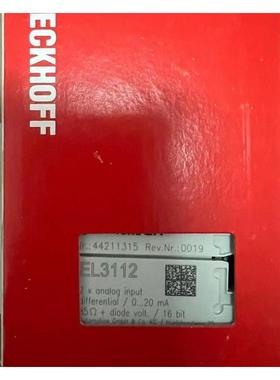 EL3314 EL3202 EL3152 EL3112 EL3122倍福BECKHOFF模块现货正品