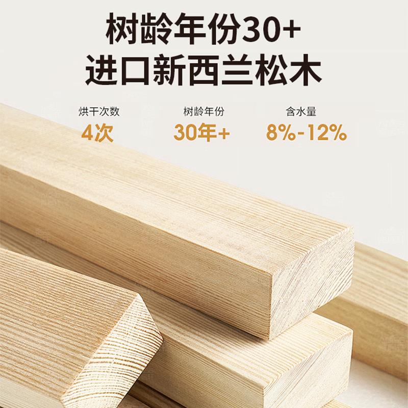 木梯子实木质楼梯家用学生宿舍上下床儿童双层床阁楼楼梯木直梯&W