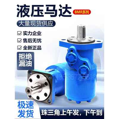 液压马达低速大扭矩BMR-50 80 100 125 160 200 250 液压摆线马达