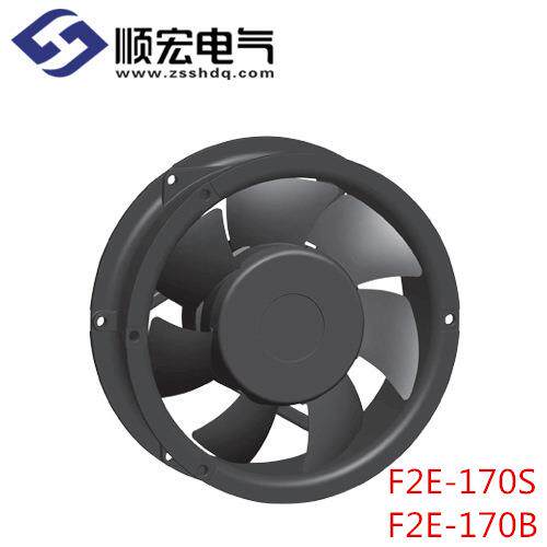 LEIPOLE滚珠风机上海雷普电气大轴轮风机机箱机柜散热风扇F2E-170