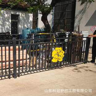 钢花园防护金属艺围栏厂家庭院铁栏杆锌户外艺铁围栏围墙护栏欧式