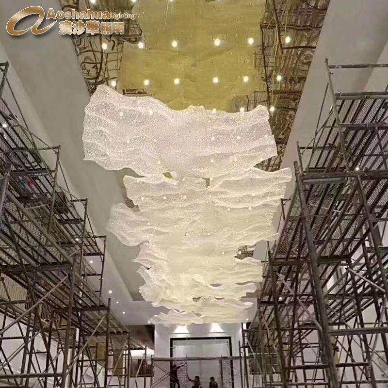 非标灯具大型堂水晶吸顶灯Подвесная люстра