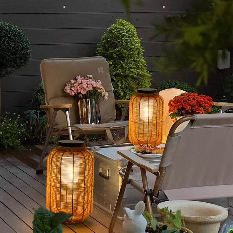 户外草坪灯阳台太阳能气氛灯落地灯庭院装饰手提灯防水别墅花园灯