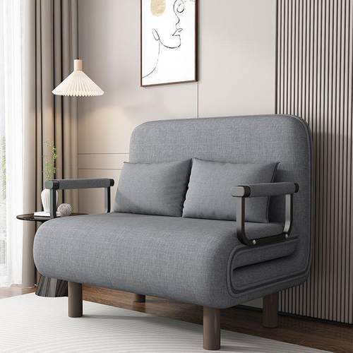 折叠沙发床ZKD人小户型两客用厅单休闲午休床懒人件多功能一包邮