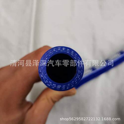 汽车硅胶管 米管中冷器进气管 软管蓝色夹布硅橡胶水管