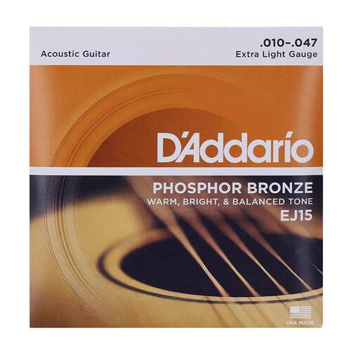 Daddario吉他弦Ez900 910 Ej15 Ej16 Ej26 Exp26 Nb民谣吉他弦
