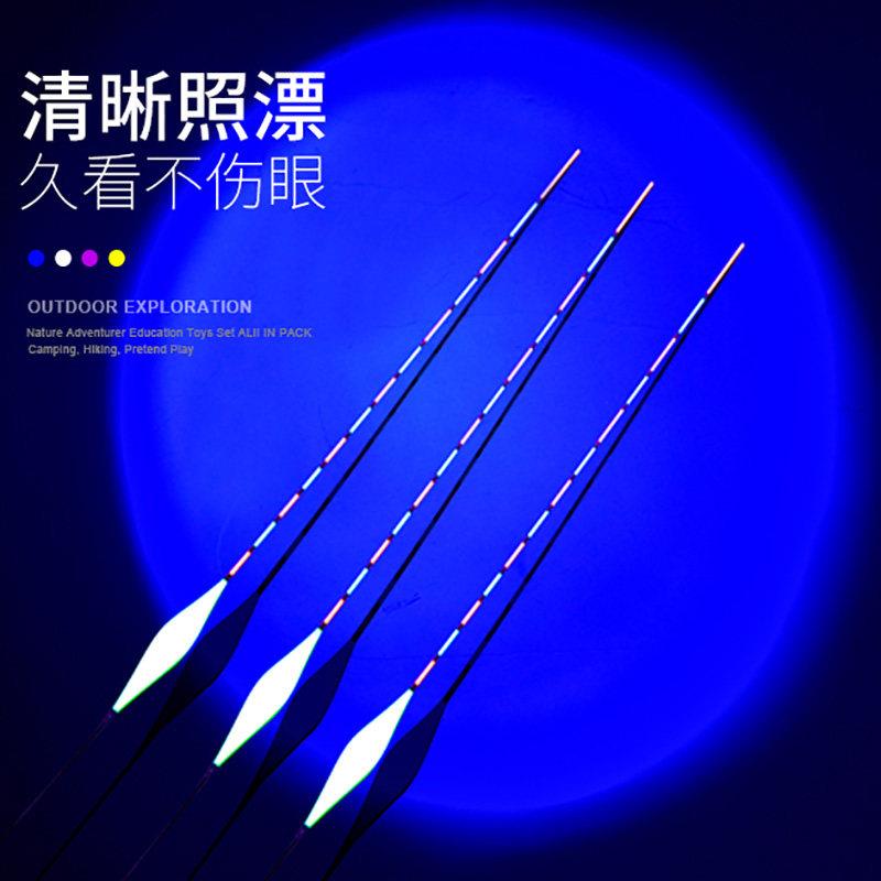 银夜钓灯钓诺鱼灯紫光台F89钓超野钓大功蓝光电筒夜亮光激率光专