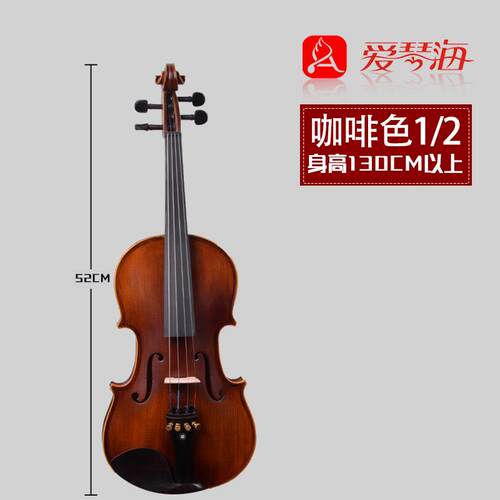 高档琴海实木高档演奏小提琴手初工学者专业考级成人乐儿童器小提