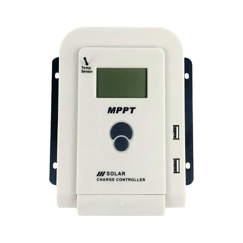 定制厂家mppt太阳能控制器10A-60A自动识别12V/24V光伏充电控制器