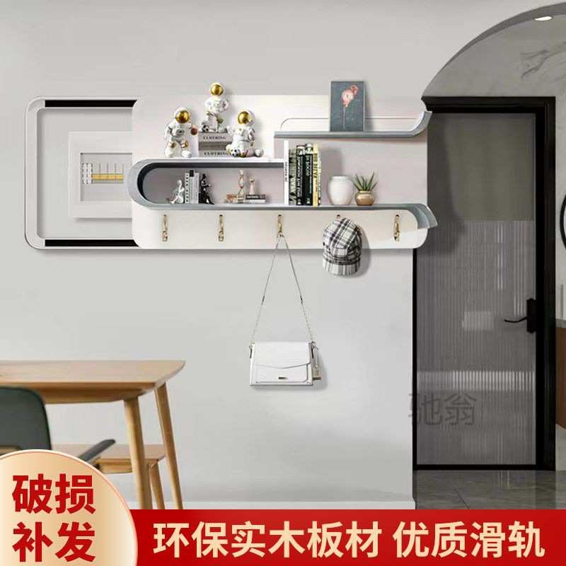 麓r现代简约实木电闸箱立体电表箱装饰画置物架创意北欧式弱电箱
