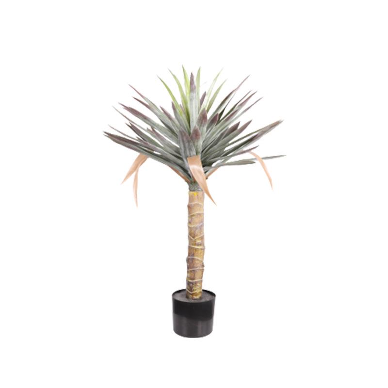 北欧仿真植物凤尾型树盆LD-53089盆栽树大绿植景假风树落地真