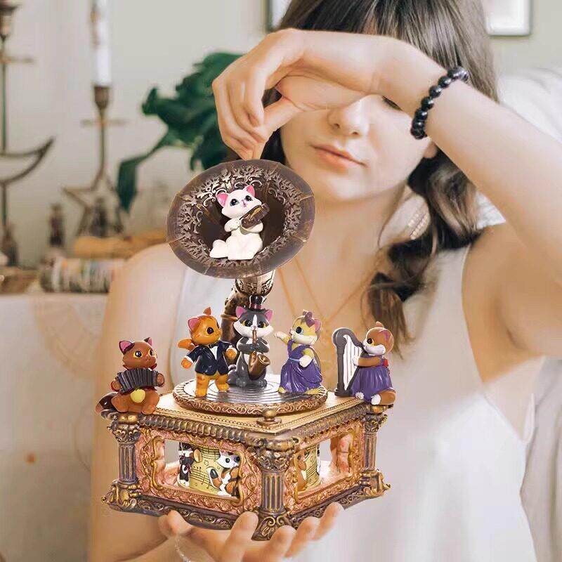 音乐盒八音盒可旋转女孩女生儿童生日礼物女童闺蜜情侣创意摆件