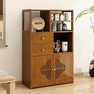 新中式 CYJ 博阁古架茶架展示架实置木茶室多宝茶具茶叶架收纳茶SJ