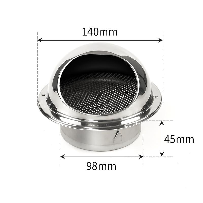 不锈钢卫生间风帽风帽风机配件