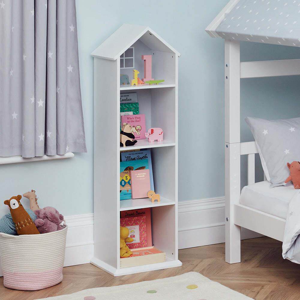儿童书柜绘本窄书架方格子柜宝宝组合储物架北欧收纳立柜收纳柜