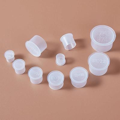 白色半透明管帽塑料堵头封帽外牙套外螺丝T型护套封帽螺牙防尘盖