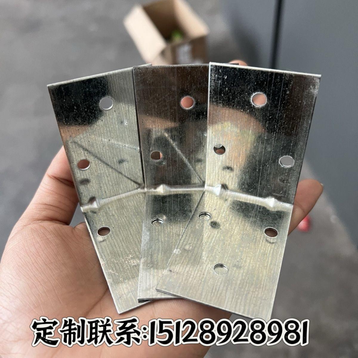 镀锌铁皮角码加气砖连接片轻质砖L型角铁固定片泡沫砖砌墙拉片