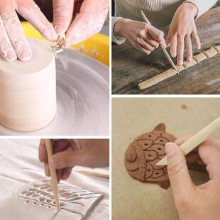 5pcs/Set 6inch Sculpting Clay Sculpture Tools Set Wax