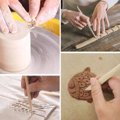 5pcs/Set 6inch Sculpting Clay Sculpture Tools Set Wax